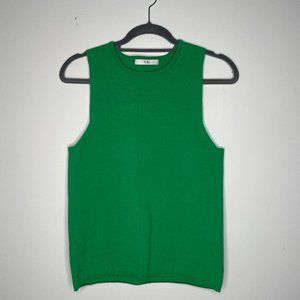Tibi Green Sweater Top